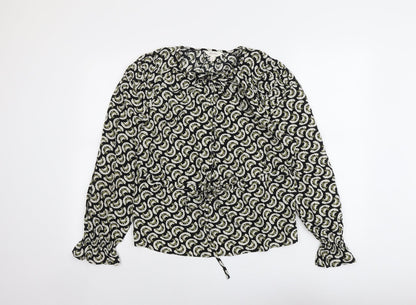 Womens UK Size 8 Per Una Black Basic Blouse