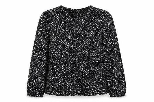 Womens UK Size 12 Per Una Black Basic Blouse