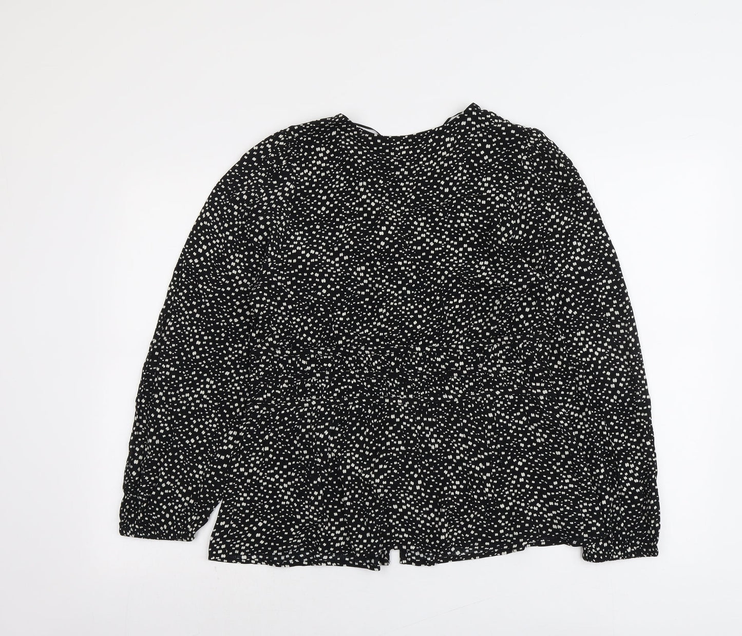 Womens UK Size 12 Per Una Black Basic Blouse