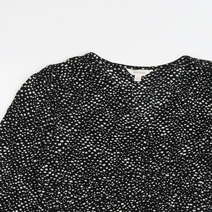 Womens UK Size 12 Per Una Black Basic Blouse