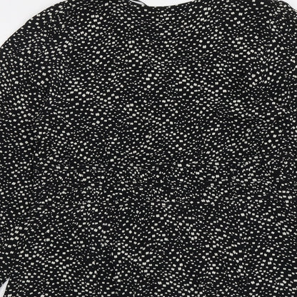 Womens UK Size 12 Per Una Black Basic Blouse