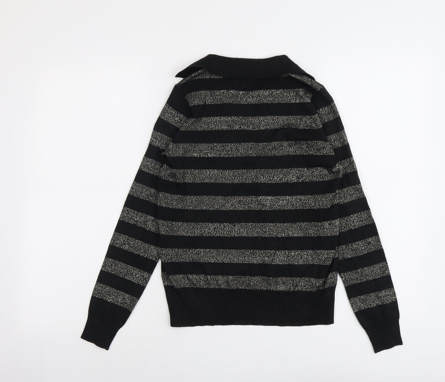 Womens UK Size XS Marks and Spencer Black Pullover Jumper