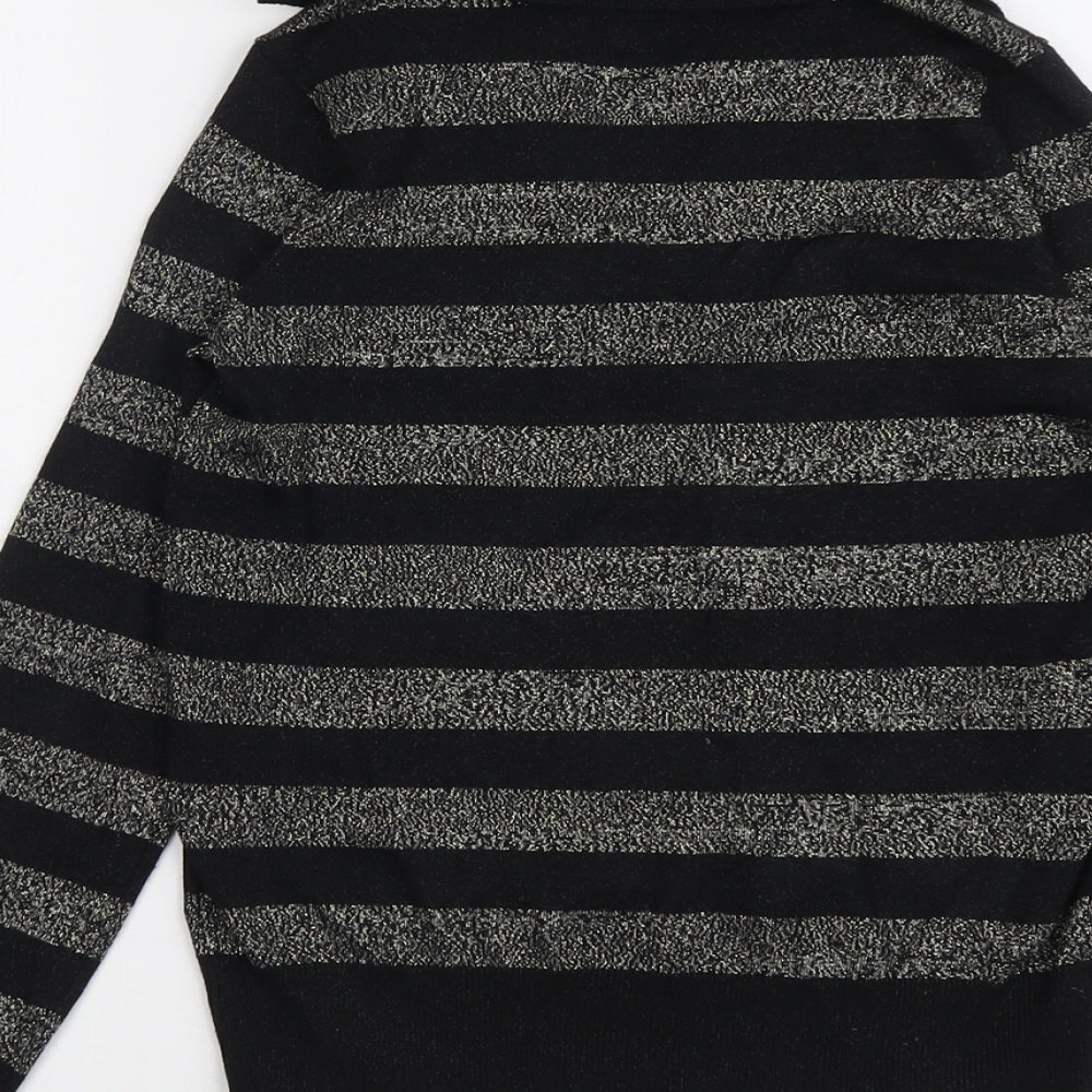 Womens UK Size XS Marks and Spencer Black Pullover Jumper