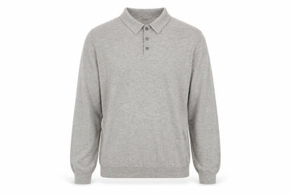 find. Mens Grey Collared Acrylic Pullover Jumper Size M Long Sleeve