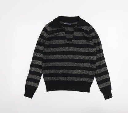 Womens UK Size S Marks and Spencer Black Pullover Jumper