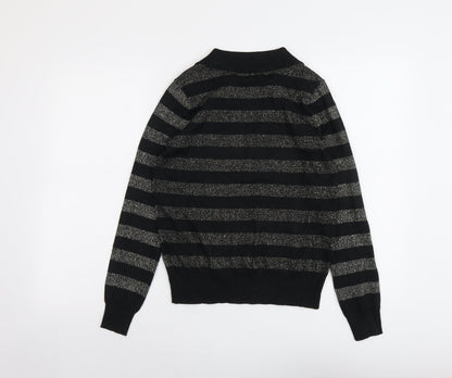 Womens UK Size S Marks and Spencer Black Pullover Jumper