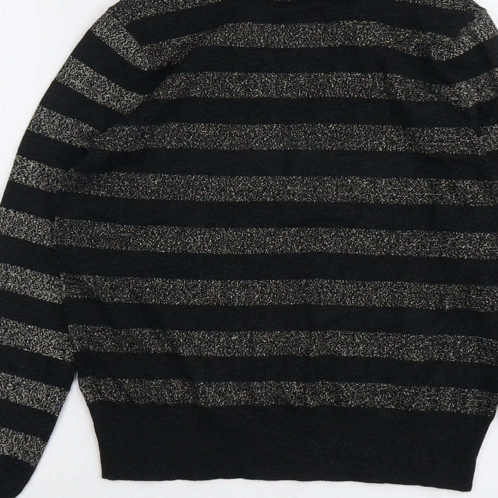 Womens UK Size S Marks and Spencer Black Pullover Jumper