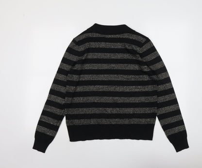 Womens UK Size M Marks and Spencer Black Pullover Jumper