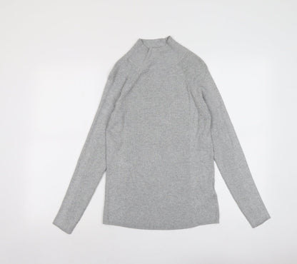Womens UK Size 10 Marks and Spencer Grey Pullover Jumper