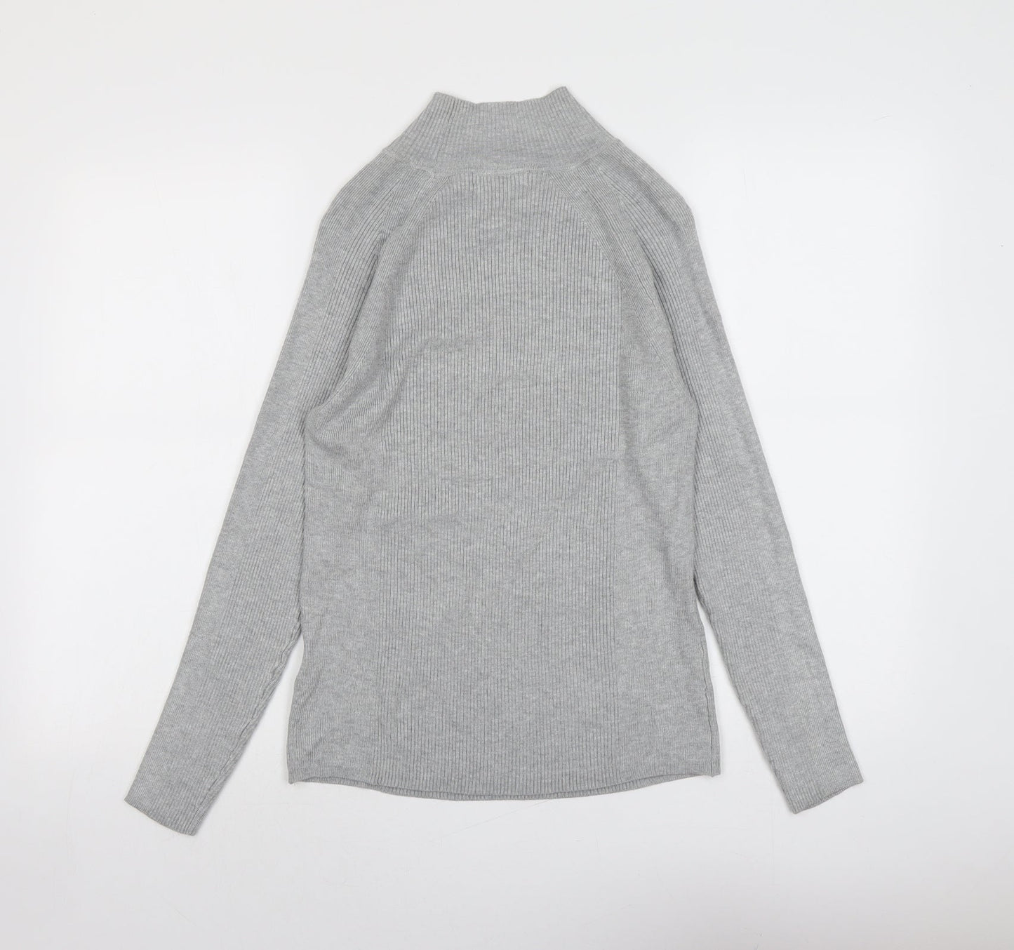 Womens UK Size 10 Marks and Spencer Grey Pullover Jumper