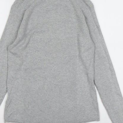 Womens UK Size 10 Marks and Spencer Grey Pullover Jumper