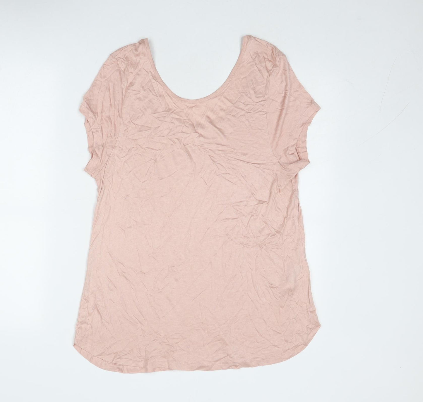 Womens UK Size M Body Flirt Pink Basic T-Shirt
