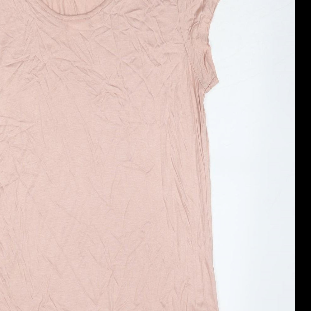 Womens UK Size M Body Flirt Pink Basic T-Shirt