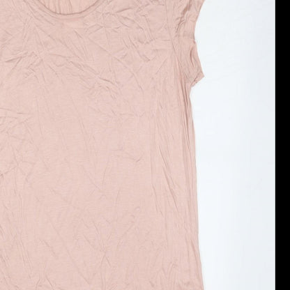 Womens UK Size M Body Flirt Pink Basic T-Shirt