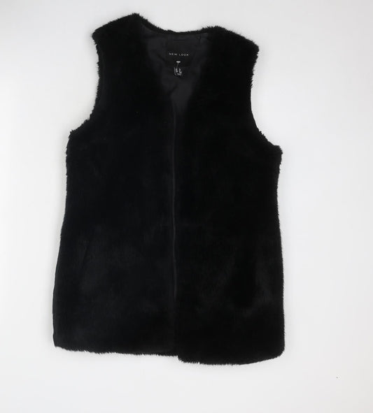 Womens UK Size 12 New Look Black Gilet