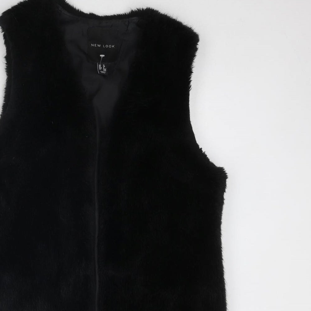 Womens UK Size 12 New Look Black Gilet