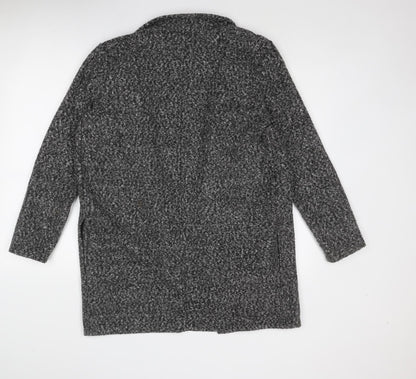 Womens UK Size 14 Marks and Spencer Grey Overcoat