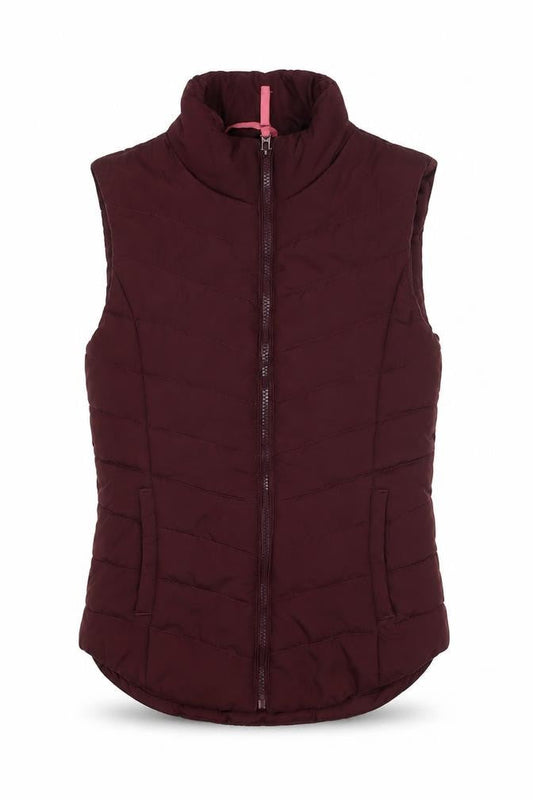 Aeropostale Womens Purple Gilet Jacket Size XS Zip