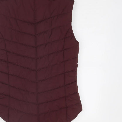 Aeropostale Womens Purple Gilet Jacket Size XS Zip