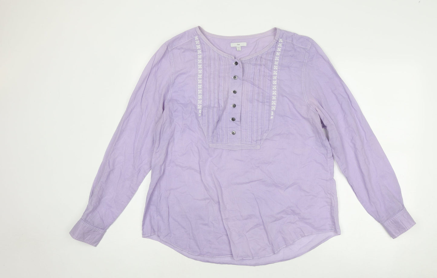 Womens UK Size S Gap Purple Basic Blouse
