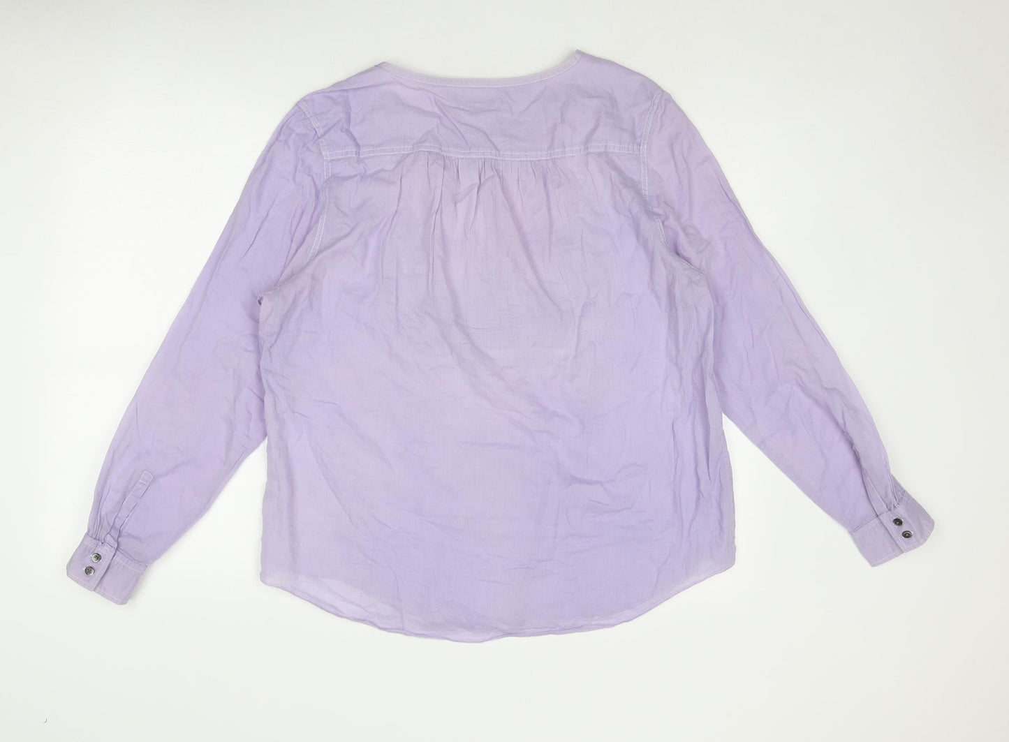 Womens UK Size S Gap Purple Basic Blouse
