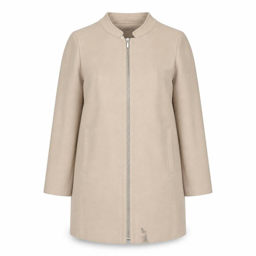 Womens UK Size 12 Marks and Spencer Beige Overcoat