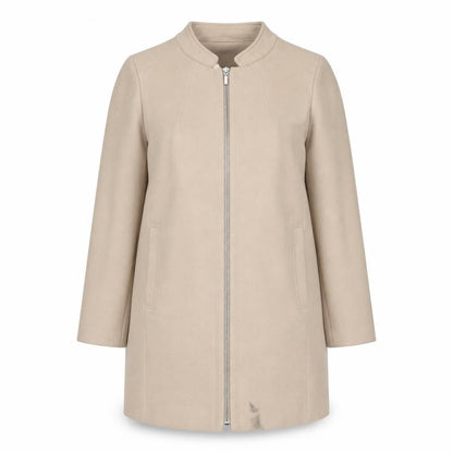 Womens UK Size 12 Marks and Spencer Beige Overcoat