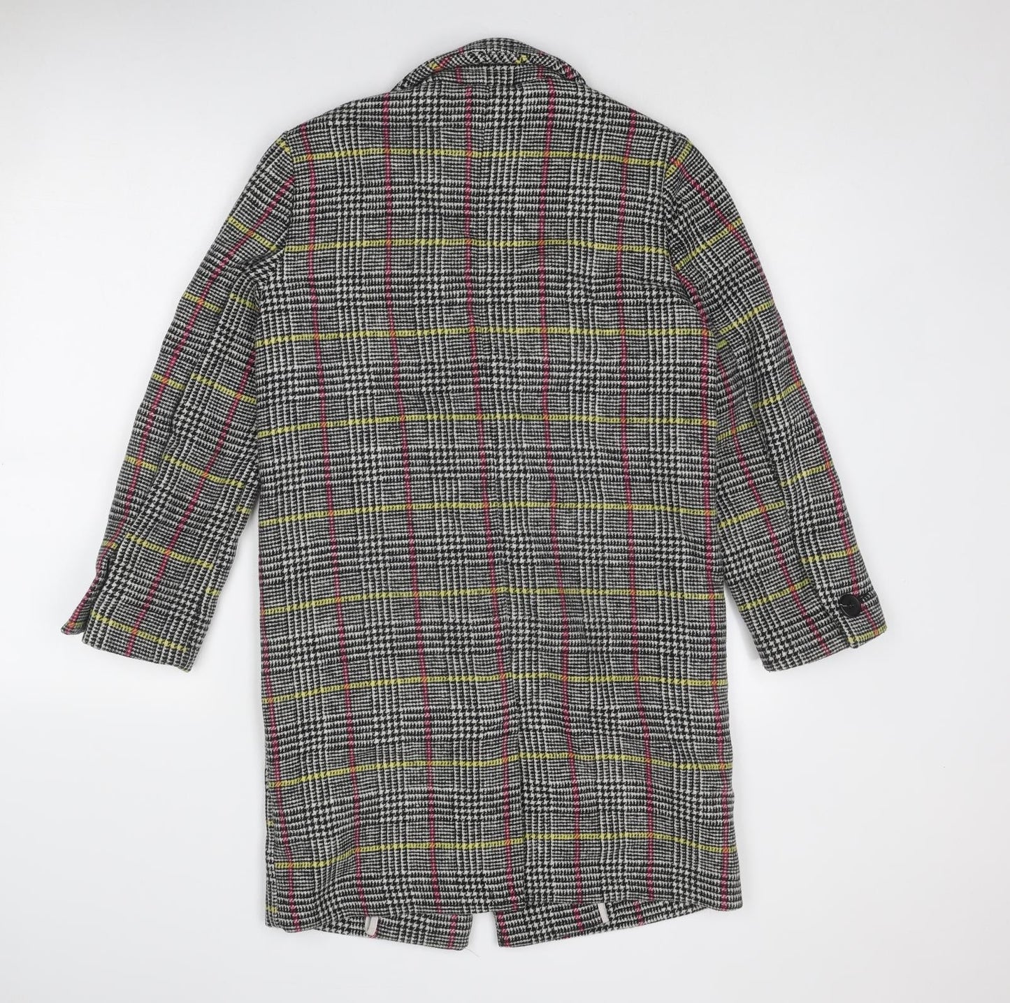 Womens UK Size 6 Topshop Multicoloured Overcoat