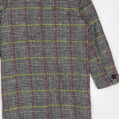 Womens UK Size 6 Topshop Multicoloured Overcoat