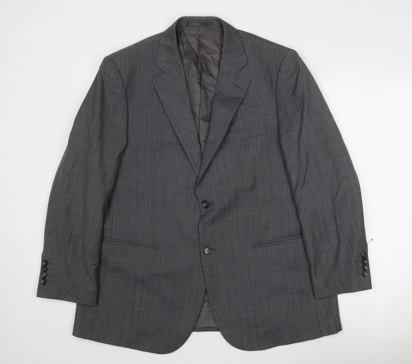Mens UK Size 42 Brook Taverner Regular Grey Suit Jacket