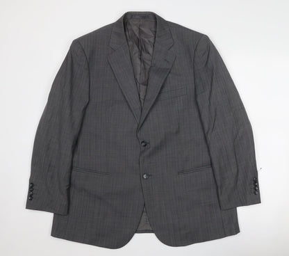 Mens UK Size 42 Brook Taverner Regular Grey Suit Jacket