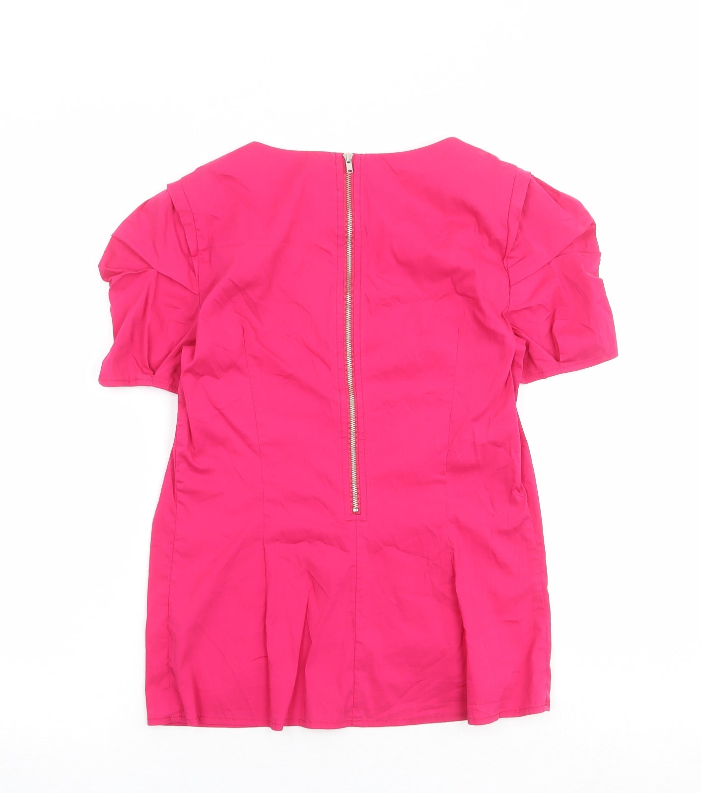 Womens UK Size 8 Oasis Pink Basic Blouse