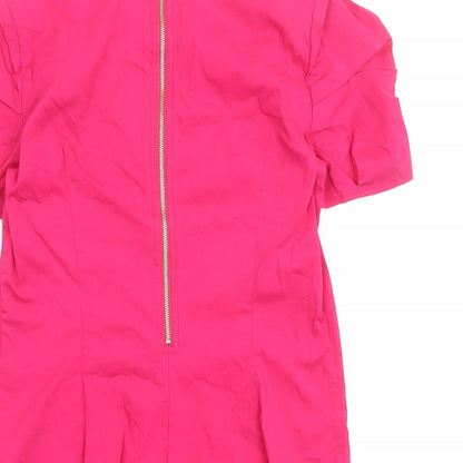 Womens UK Size 8 Oasis Pink Basic Blouse