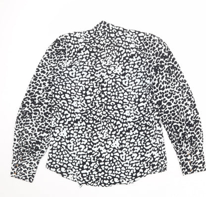 Womens UK Size 12 River Island Ivory Basic Blouse