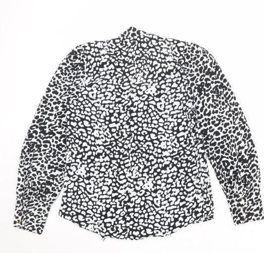 Womens UK Size 12 River Island Ivory Basic Blouse