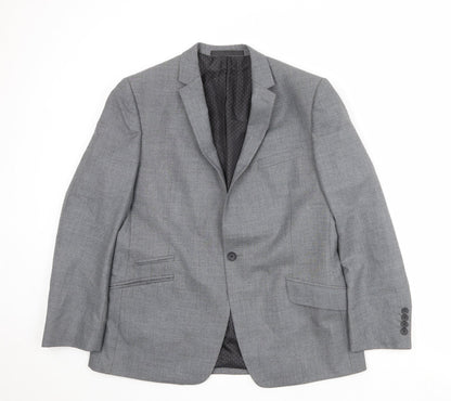 Mens UK Size 42 Marks and Spencer Regular Grey Suit Jacket
