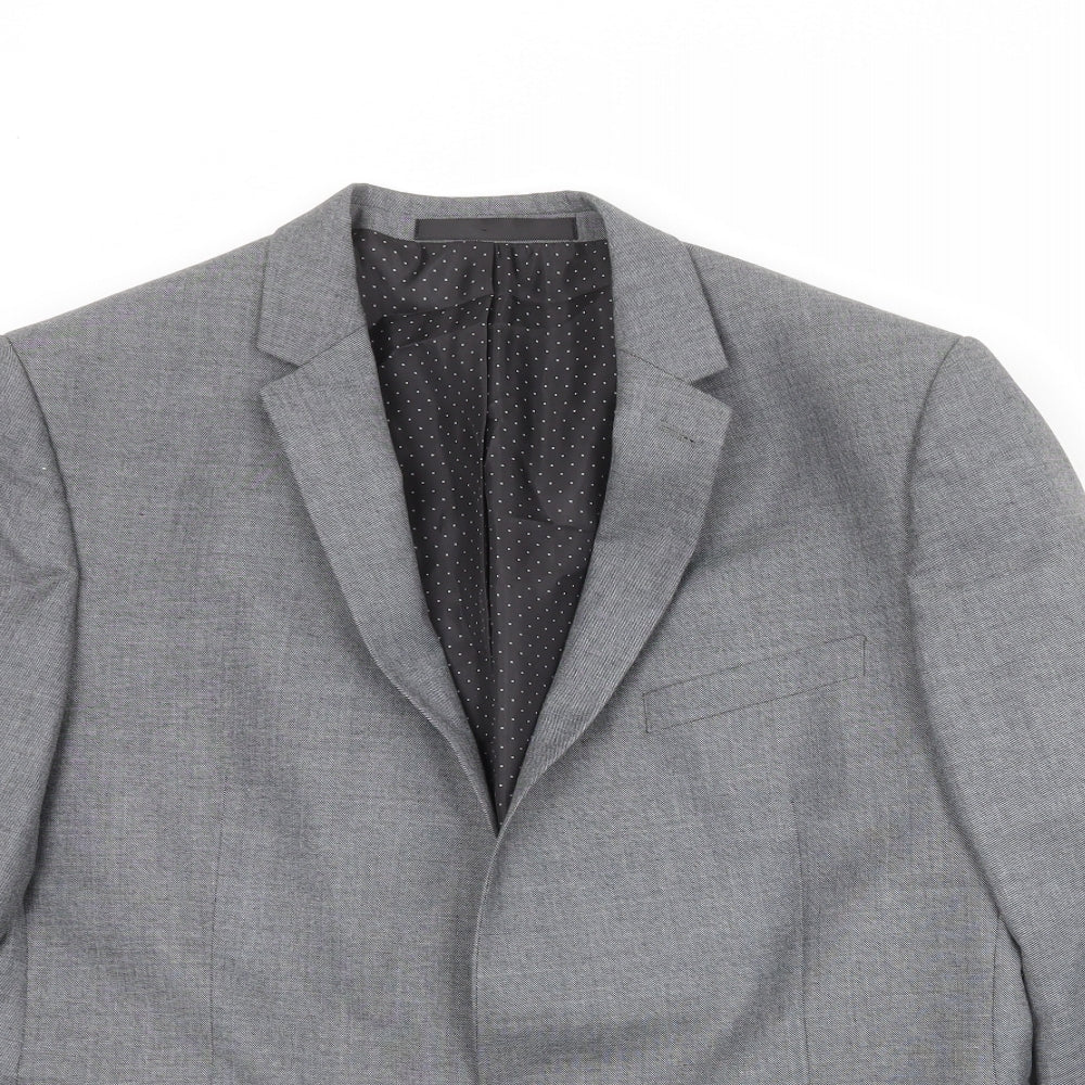 Mens UK Size 42 Marks and Spencer Regular Grey Suit Jacket
