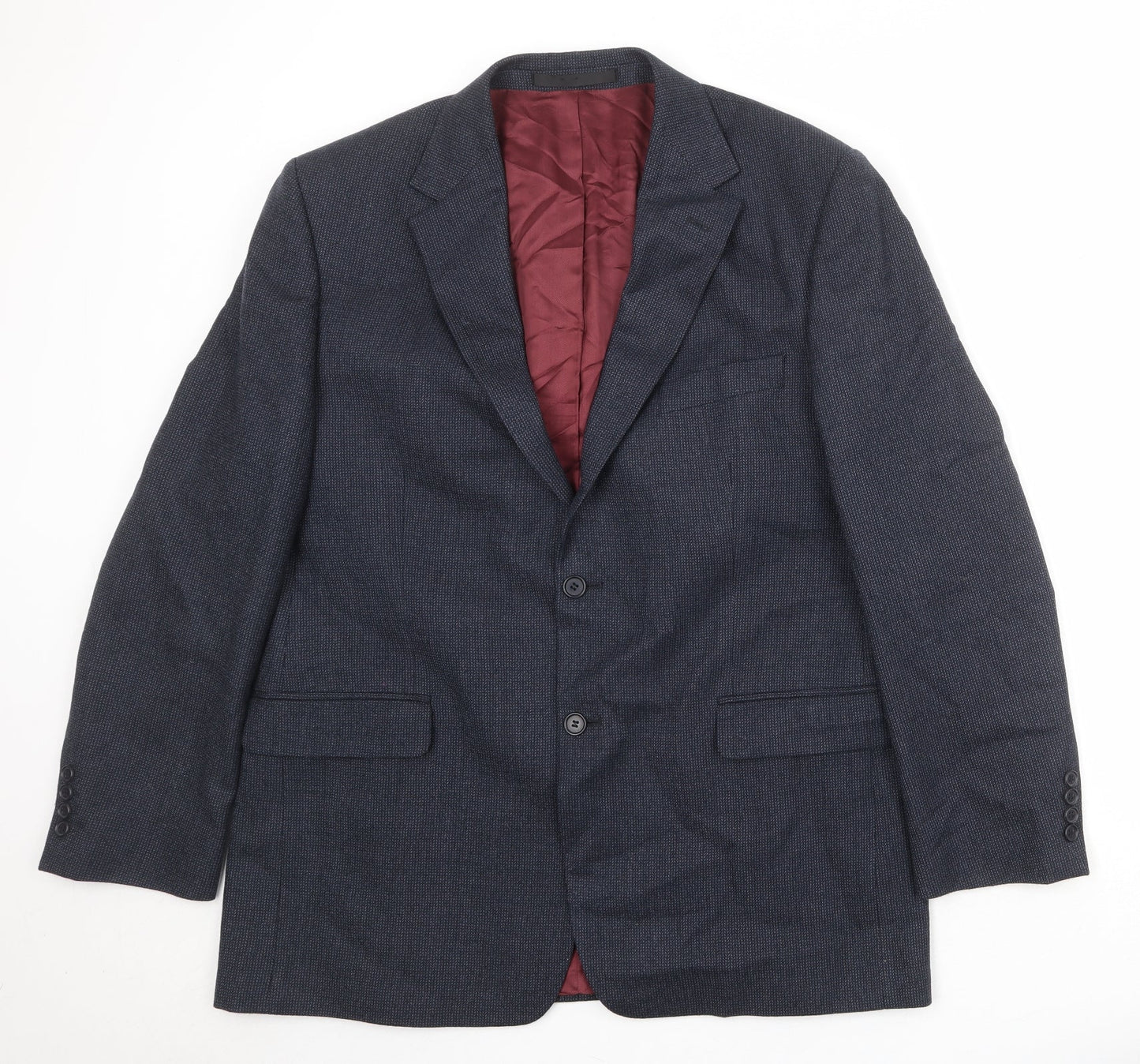 Mens UK Size 44 Marks and Spencer Regular Blue Suit Jacket