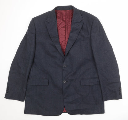 Mens UK Size 44 Marks and Spencer Regular Blue Suit Jacket