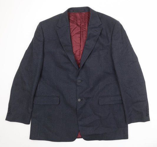 Mens UK Size 44 Marks and Spencer Regular Blue Suit Jacket