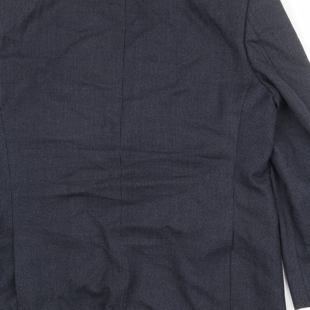 Mens UK Size 44 Marks and Spencer Regular Blue Suit Jacket