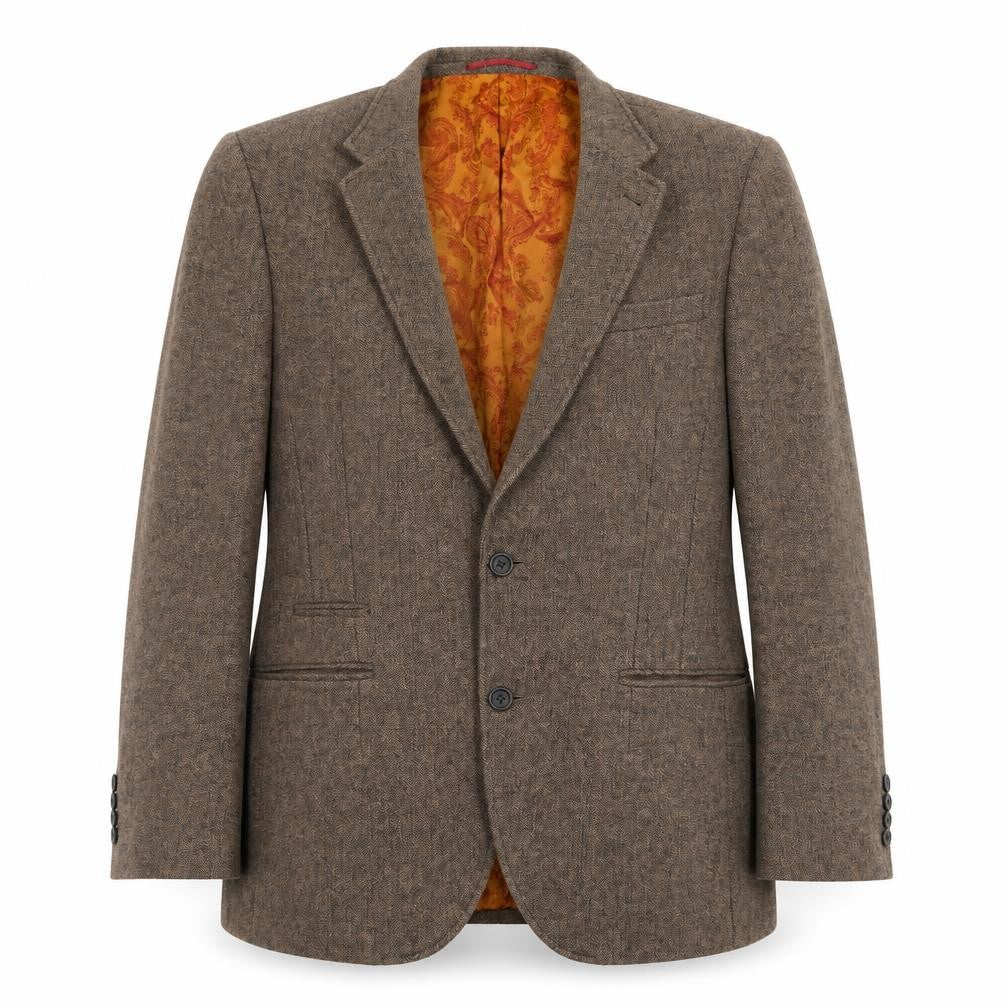 Mens UK Size 40 Marks and Spencer Regular Brown Suit Jacket