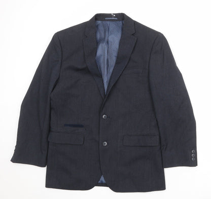 Mens UK Size 38 Fellini Regular Blue Suit Jacket