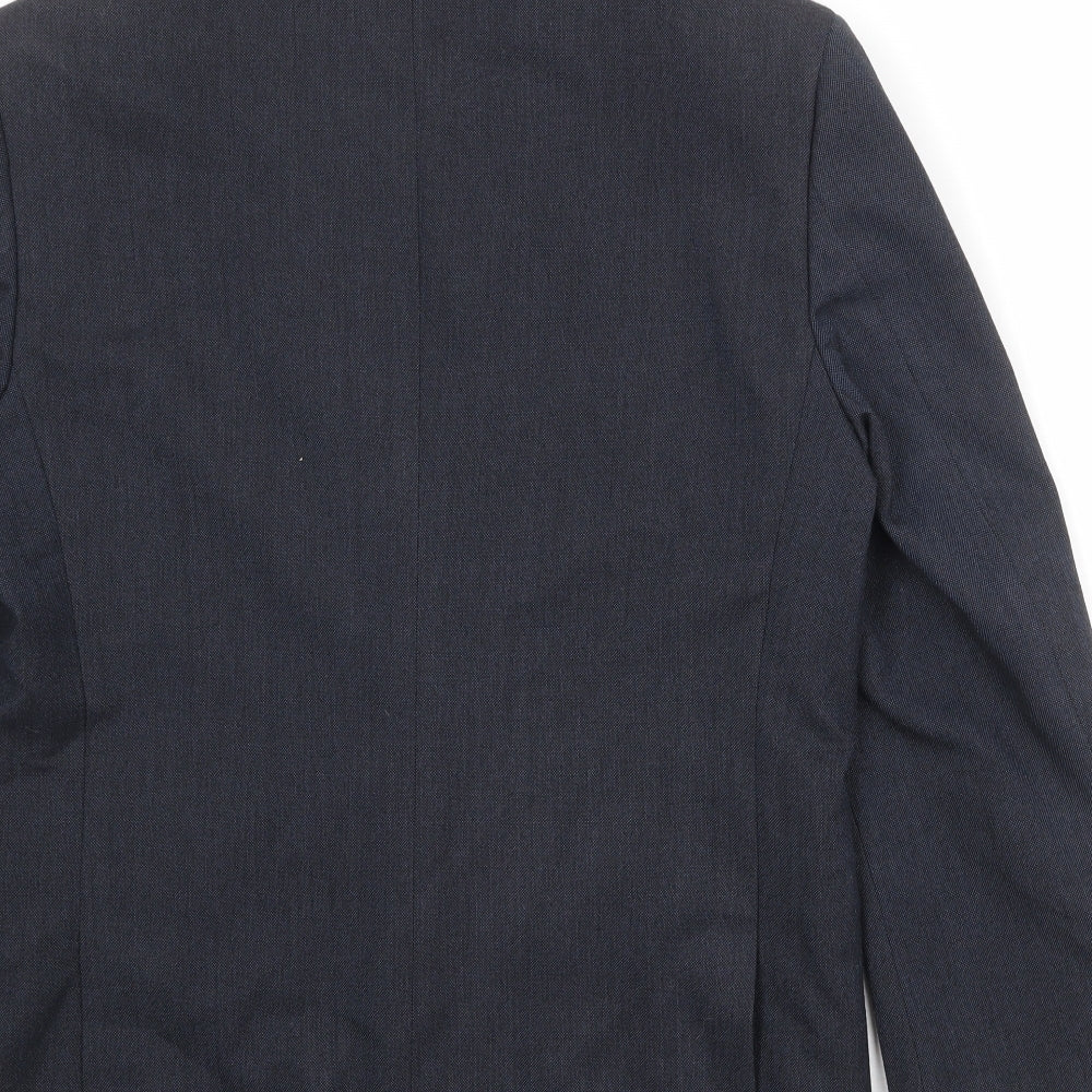Mens UK Size 38 Fellini Regular Blue Suit Jacket