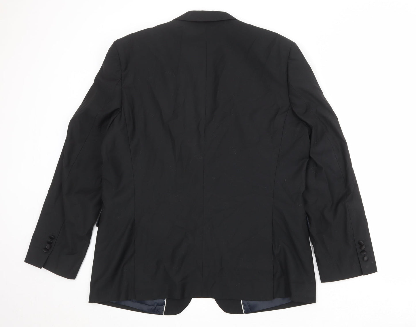 Mens UK Size 44 French Connection Regular Black Suit Jacket
