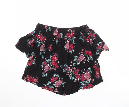 Womens UK Size 8 Select Black Basic Blouse