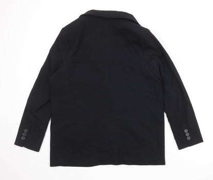 Marks and Spencer Womens Black Polyester Jacket Suit Jacket Size 14