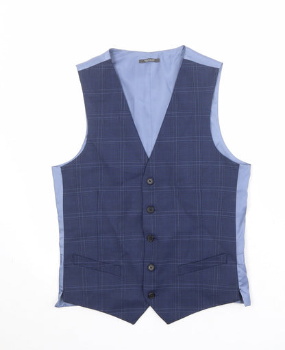 Mens UK Size 34 Marks and Spencer Regular Blue Suit Jacket