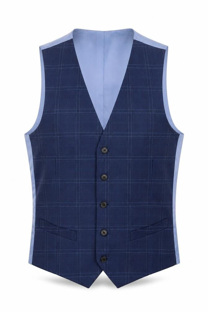Mens UK Size 34 Marks and Spencer Regular Blue Suit Jacket