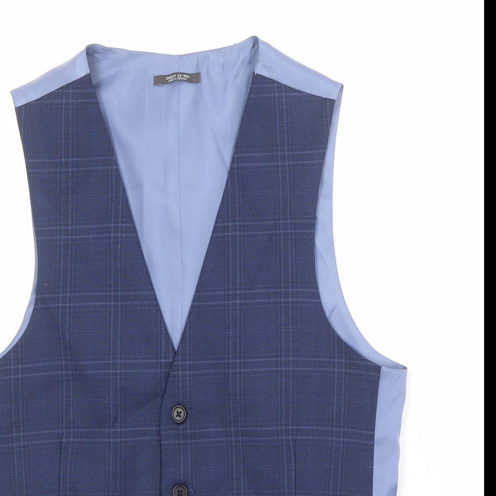 Mens UK Size 34 Marks and Spencer Regular Blue Suit Jacket